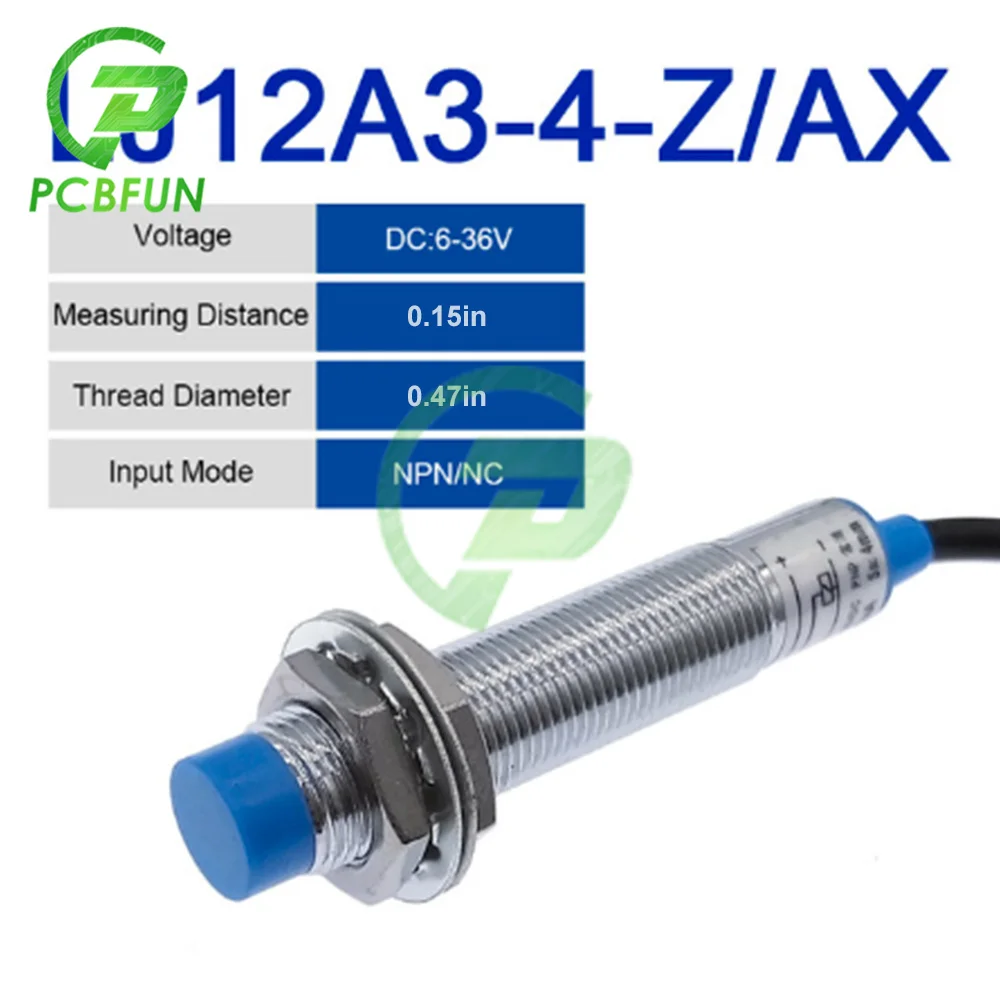 

LJ12A3-4-Z Proximity Switch Inductive Proximity Sensor Detection Switch NPN/PNP DC 6-36V Approach Sensor