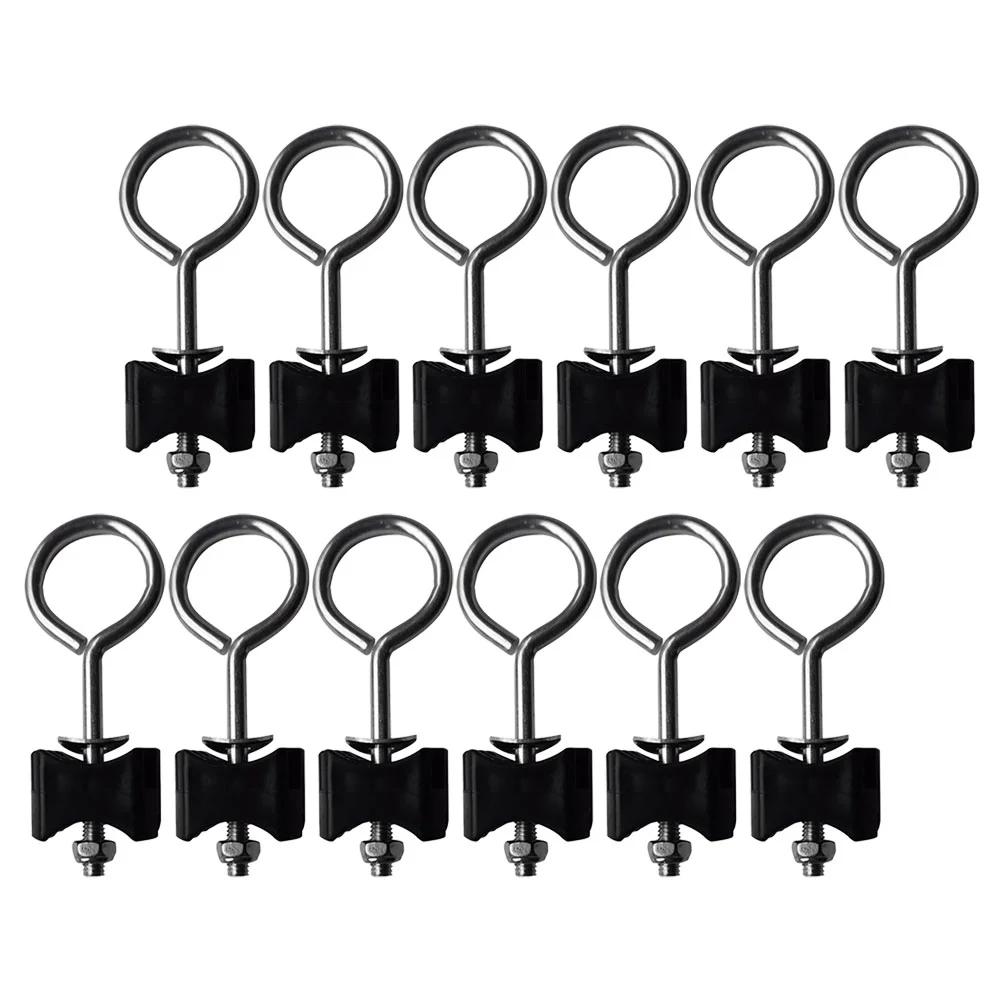 

12 Sets Trampoline Fixing Screws Professional Trampoline Parts Galvanized Steel Fixed Screws