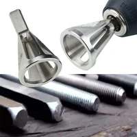 newest deburring external chamfer tool cr12mov remove burr tools for metal drilling tool repair damaged bolt