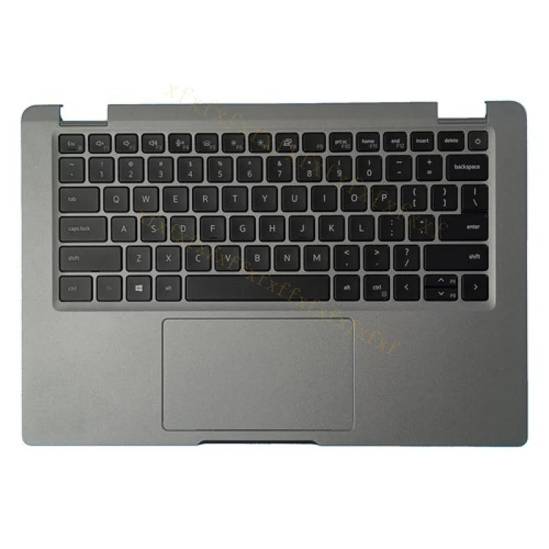 Фото Новый комплект A+ для Dell Latitude 5320: подставка для рук с клавиатурой с подсветкой, тачпадом и динамиком 0VDC9X №1