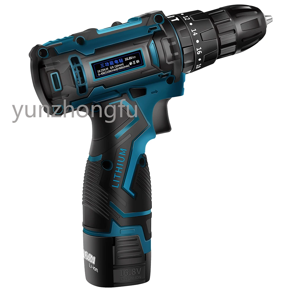 

16.8V power tools hand drill machine electric cordless drill price screwdriver battery impact drill set