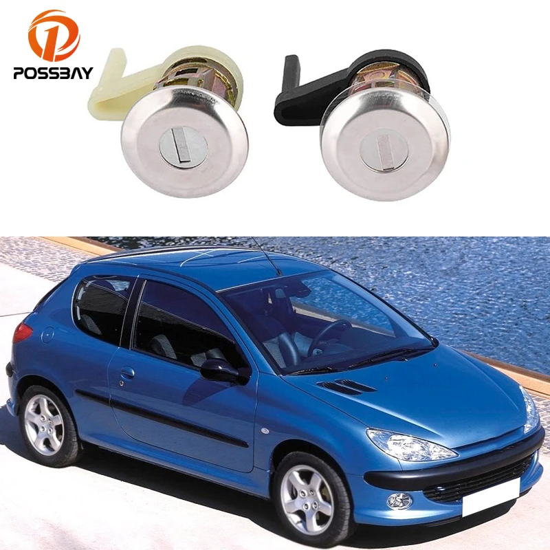 

Car Front Left Right Barrel Lock Door Lock Set with 2 Keys for Peugeot 206 1998 1999 2000 2001 2002 2003 2004 2005 2006-2009