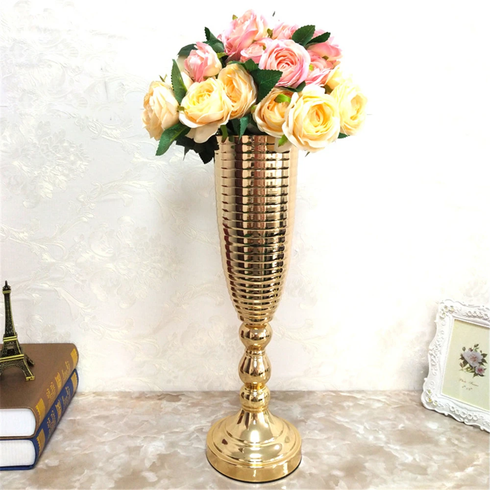 

10 шт. вазы для цветов в Форме Трубы Центральный столик свадебного стола стойка для событий СТОЛБ ДОРОГА свинцовая Цветочная ваза