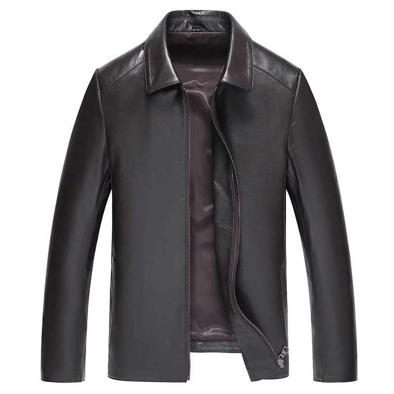 

High quality Genuine Leather Jacket Men Clothing 2023 New Men's Short Real Ropa Sheepskin Jackets Autumn Coat Male Clothes