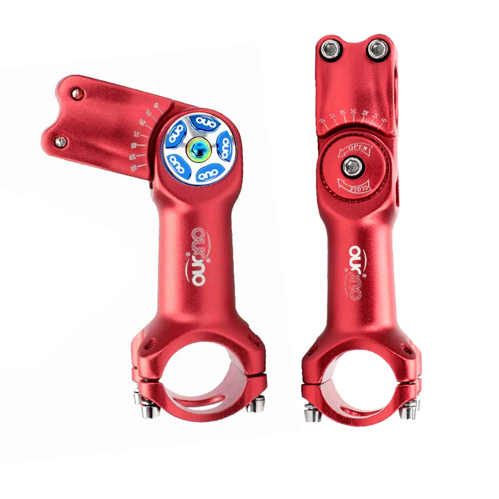 

OUO Mtb Регулируемый Стержень 31,8 мм велосипедный удлинитель руля 0-60 градусов регулируемый велосипедный стол удлинитель мощности 28,6 мм вилка