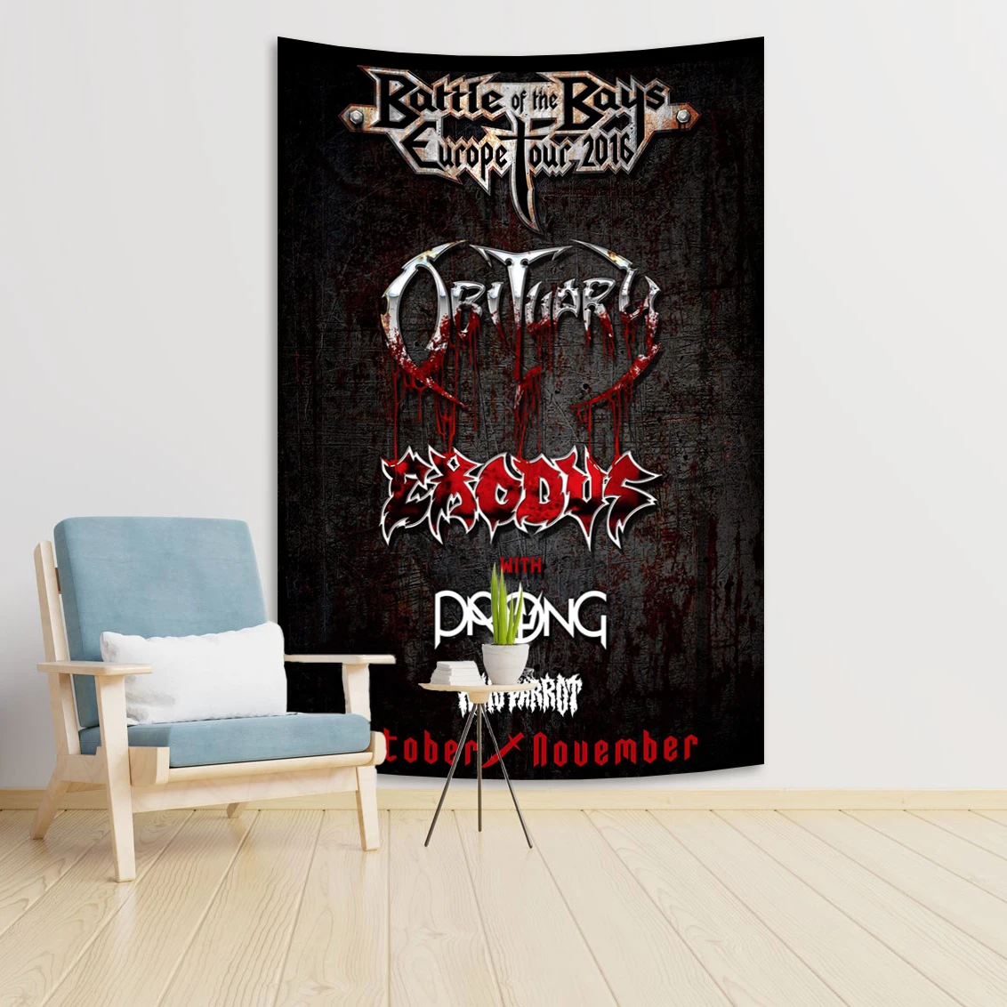 

Гобелен с изображением группы Obituary