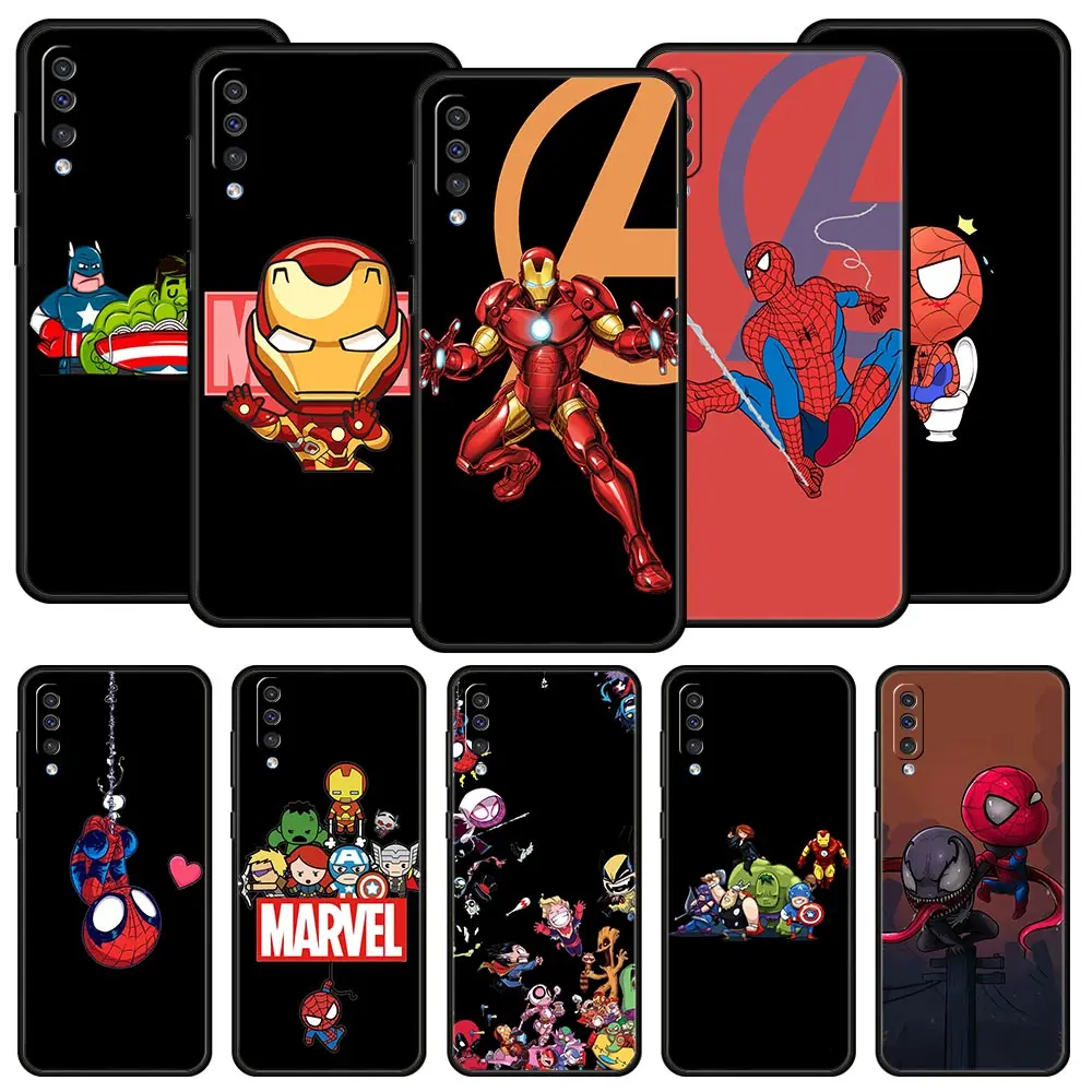 

Disney Cute Spiderman iron Man for Samsung Galaxy A52s Case 5G A12 A70 A50 A40 A20s A30 A10s A20e A10 A22 A72 A32 4G A02s Cover