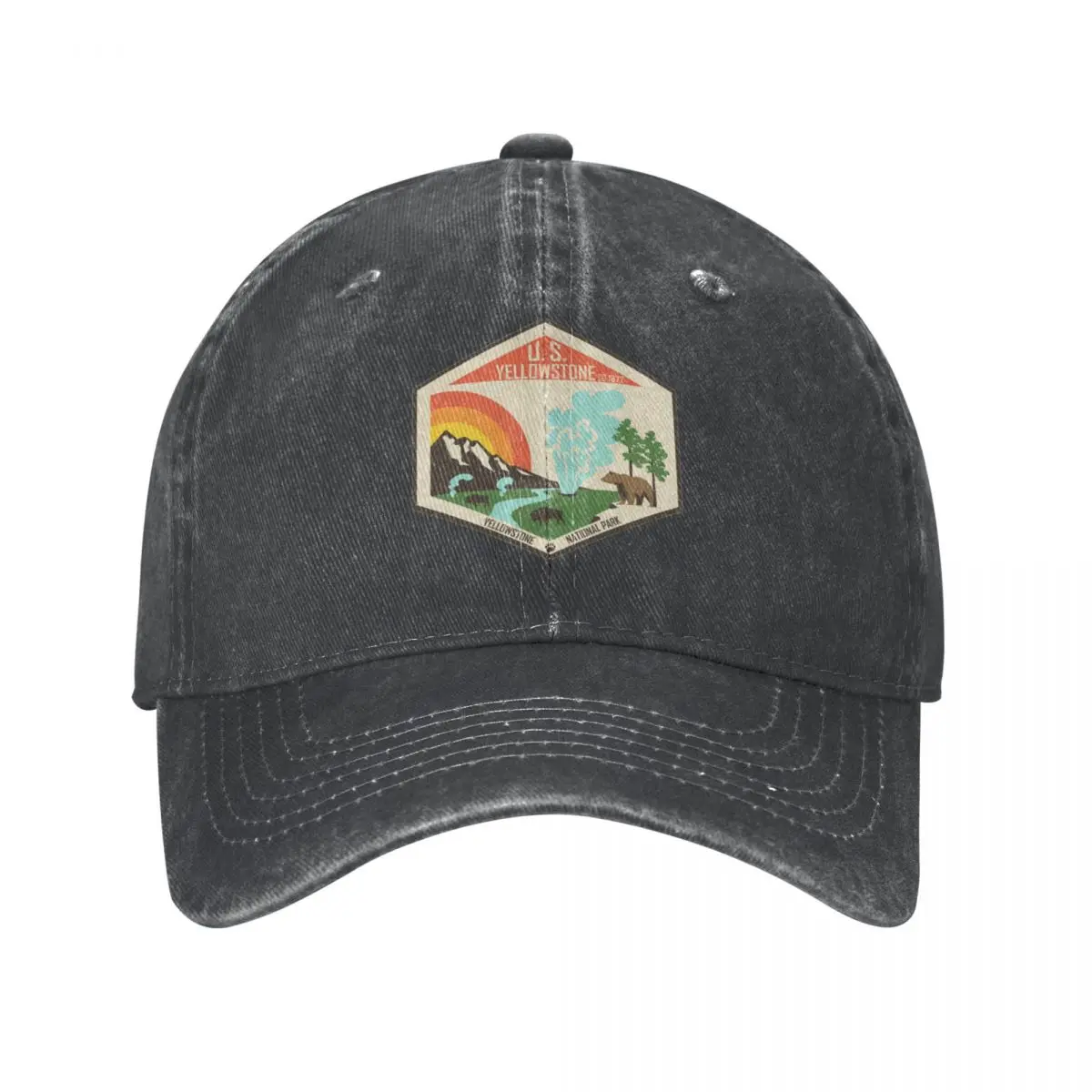 

Hip Hop Jeans Yellowstone National Park Baseball Cap Women Men Spring Summer Snapback Hats Casquette Gorras