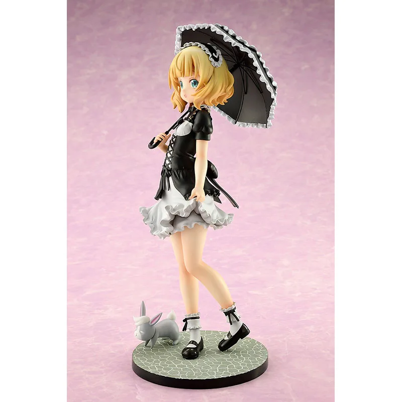 Фото [В наличии] Оригинальный 1/7 Bell Fine Is The Order A Rabbit Kirima Syaro Lolita 20 см, ПВХ экшн-фигурка из аниме, Игрушечная модель, кукла в подарок №5