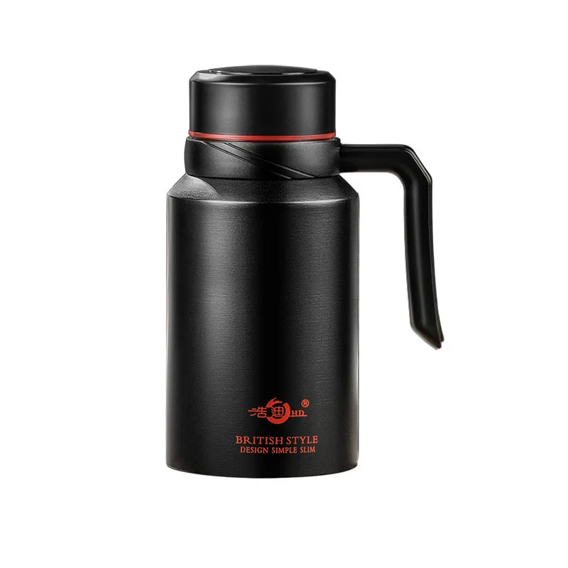 

550ml smart 304 stainless steel office insulation cup business men large capacity tea water separation with handle water cup