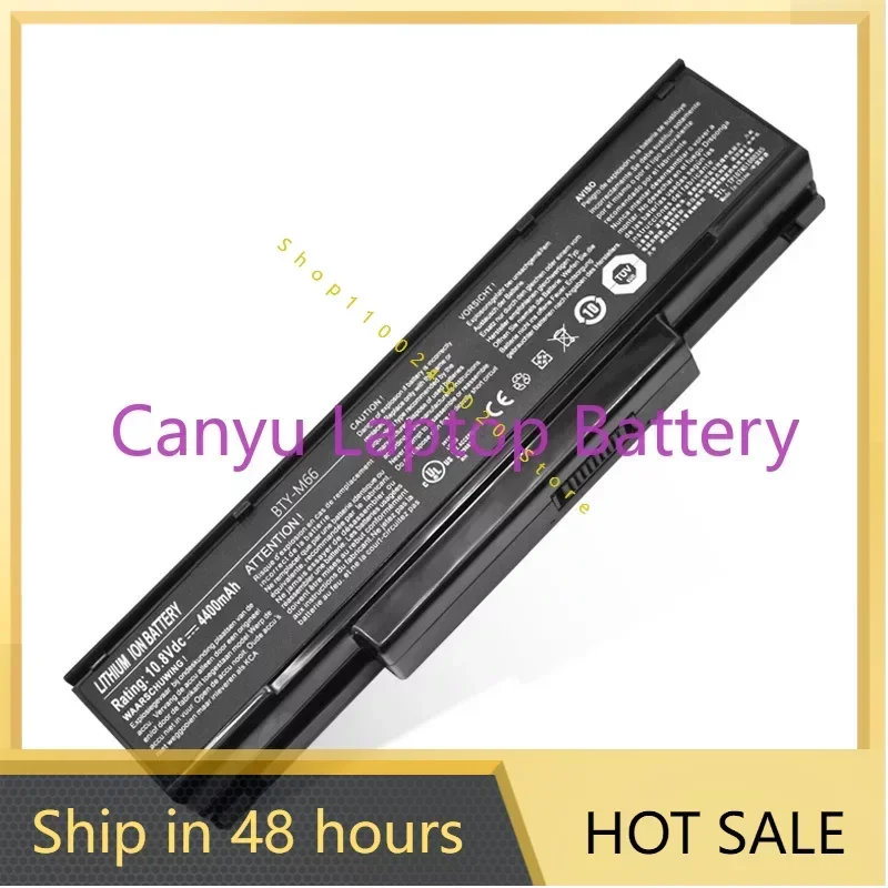 Аккумулятор для ноутбука MSI BTY-M66 BTY-M68 MS-163K M655 M673 M677