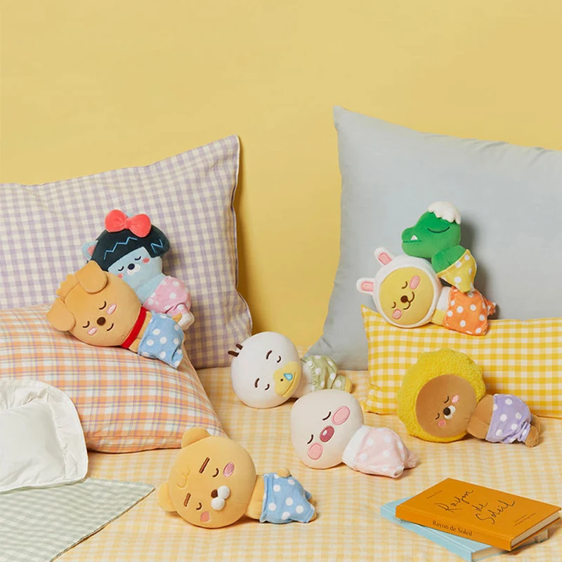 Kakao Friends Ryan Apeach Muzi Frodo Neo Tube Jay-G Cartoon Cute Sleeping Series Pillow Home Office Plush Doll
