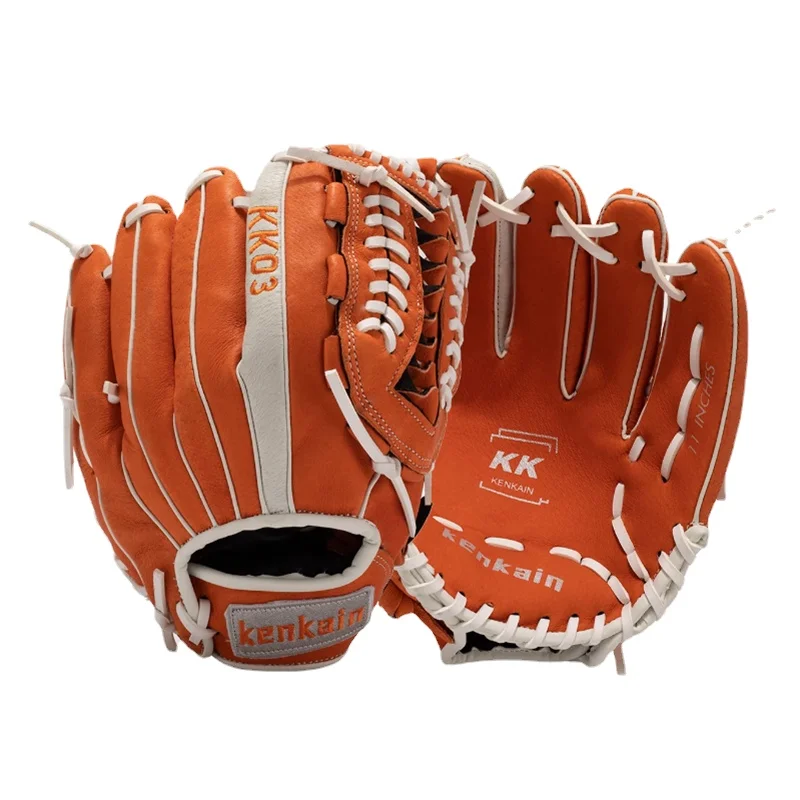 

Профессиональные бейсбольные перчатки, кожаные бейсбольные перчатки для взрослых и детей, снаряжение, перчатка для Софтбола, мужской кувши...