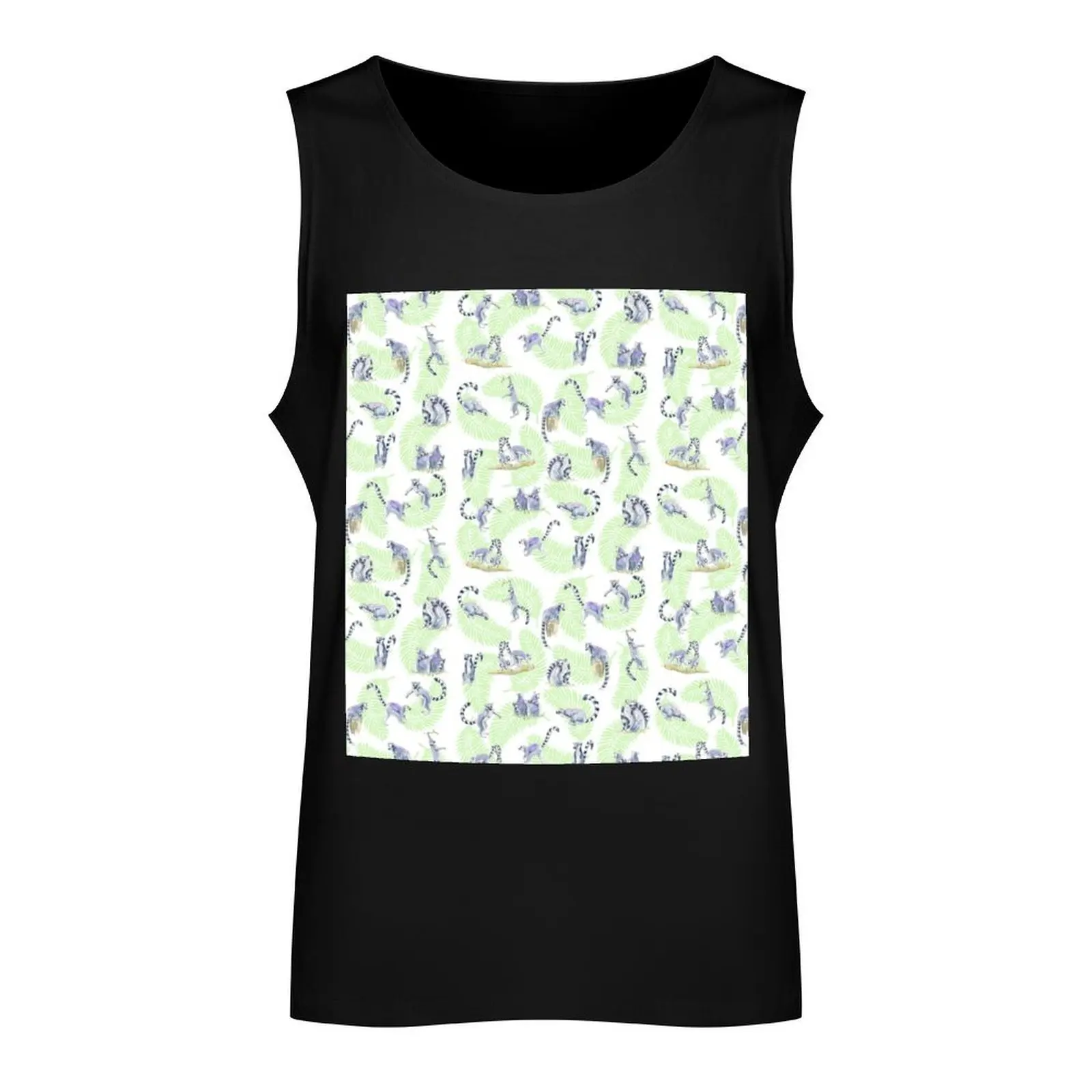 Loony Leeping Lemurs Майки из хлопка мужские