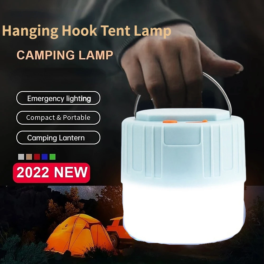 

Портативный светодиодный фонарь для кемпинга, USB фонарь для наружной палатки, портативные фонари, аварийный свет для барбекю, походный свет