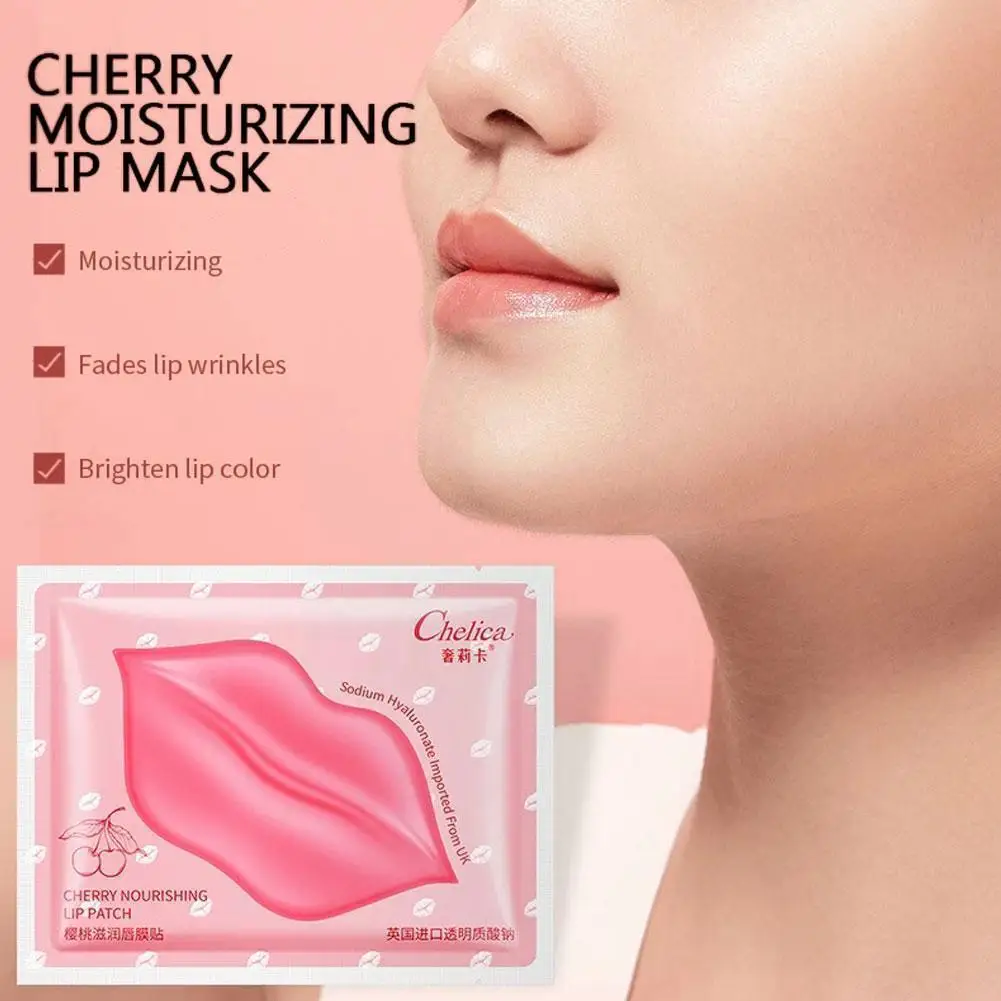 

10pcs Skin Care Crystal Collagen Lip Mask Moisture Essence Lip Care Pads Anti Ageing Wrinkle Patch Pad Gel Lip Mask For Mak K8J7