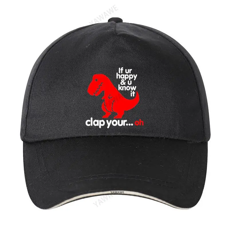 

Baseball Cap Spring Summer Solid Sunhat New Summer Funny Design T Rex yawawe brand Hip Hop Fishing Hat