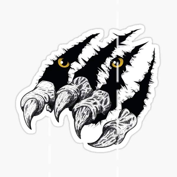 

Horrible Monster Claw Car Auto Sticker Adhesive 19 CM