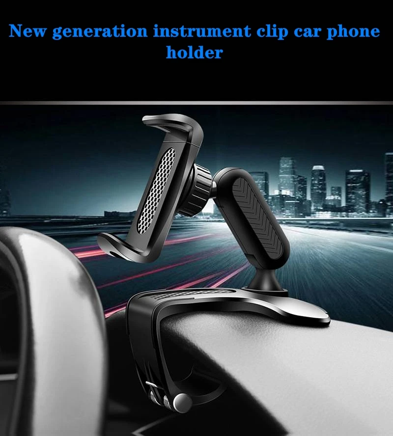 

Car Phone Holder For Dash Board Portable Car Holder Mount Stand Auto Clip Smartphone Stand Bracket car holder