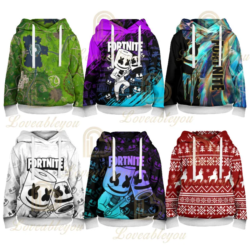 

Fortnite Sweatshirt Pullovers Mens Girls Long Sleeve Hoodies Autumn Spring Women Teen Boys Game Sweatshirt Hoody Hooded Casual