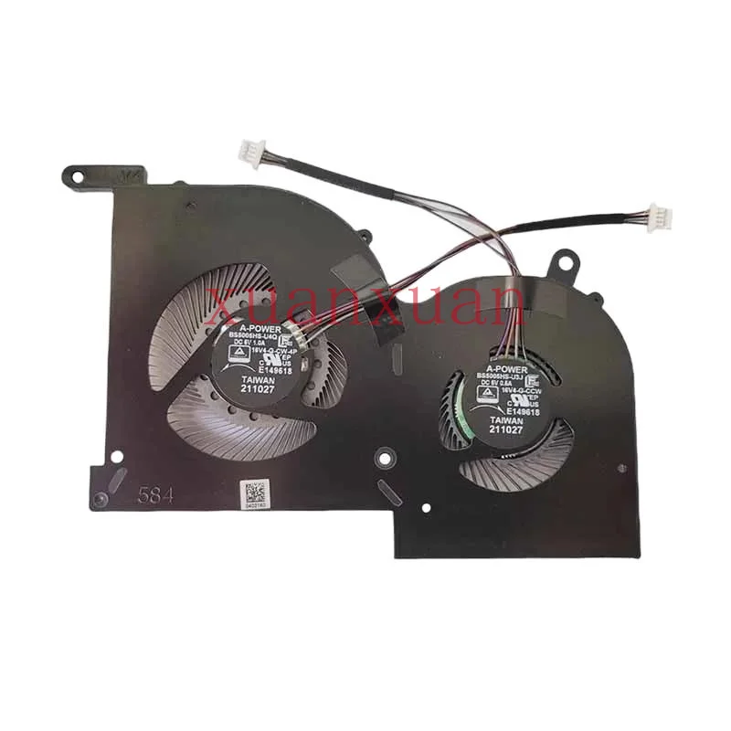 Оригинальный вентилятор охлаждения процессора для MSI GS66 WS66 P66 MS-16V1 16V2
