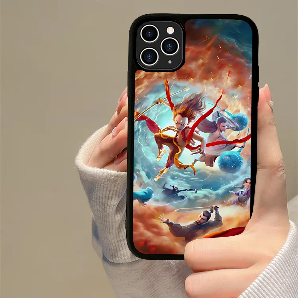Хит фильм Nezha B-Birth Of The DD-emon детский чехол для телефона из силикона ПК + ТПУ IPhone 11 12 13