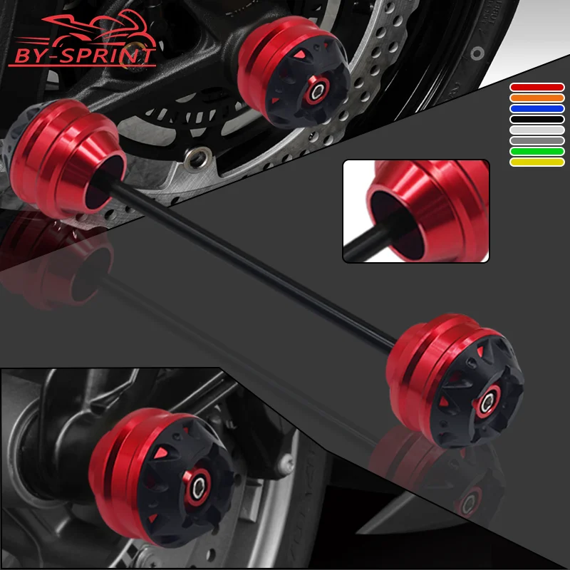 

YZF-R3 Front & Rear Axle Fork Crash Sliders Wheel Falling Protector Kit Motorcycle CNC For YAMAHA R3 r3 YZF R3 2015-2022