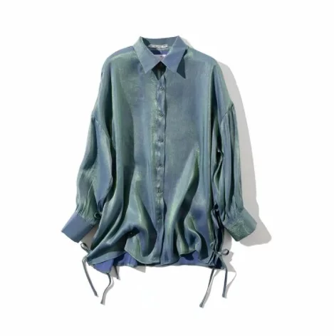 

2022NEW Mermaid Sun Protection Clothing Polarized Shirt Spring New Loose All-Matching Strap Fashion Tops Sun Protection Shirt