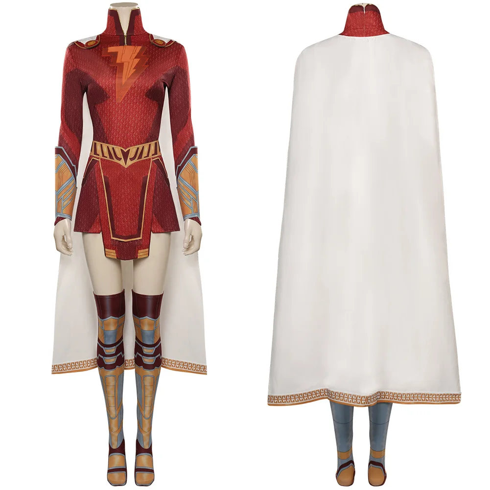 

Shazam Fury of the God Mary Косплей Костюм Хэллоуин Карнавал Маскировка Костюм