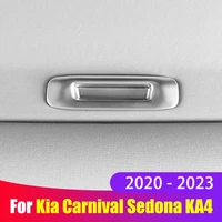 for kia carnival sedona ka4 2020 2021 2022 2023 abs carbon fiber car interior sunroof switch frame handle cover trim accessories