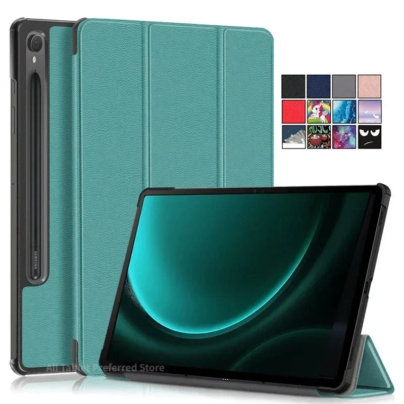 Для Funda Samsung Galaxy Tab S9 FE S9FE 2023 чехол 10 9 дюйма складная подставка магнитный