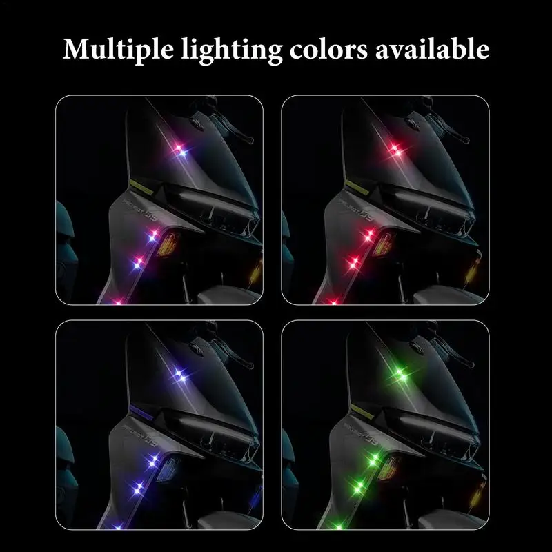 Мини-солнечный свет для автомобиля Мини-светодиодный мигающий и мотоцикла