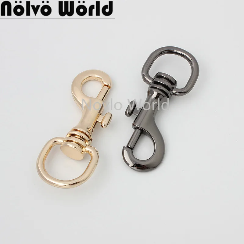 

10-50 pieces 6 colors 79*23mm 7/8" bag chain hanger zinc alloy snap hook for DIY woman bag swivel hook purse fitting