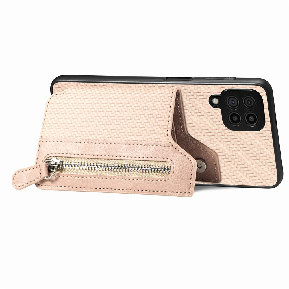 Shockproof Armor Case Cover With Multiple Credit Card Slot Function For Samsung Galaxy A02 A12 A22 A32 A52 A72 A02S A03S M62 M32