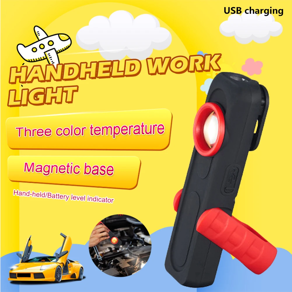 

Universal Car Detailing Tools Car Paint Finish Lamp Scan Swirl Magnetic Grip Multifunction Auto Repair LED Handheld Work Light