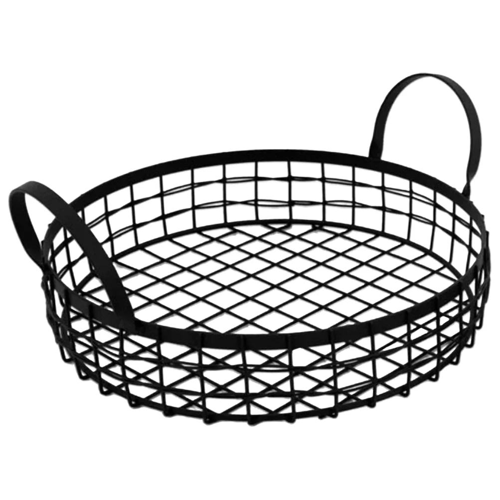 

Small Metal Basket Multi-function Wire Farmhouse Style Vintage Home Decor Baskets Fruit Storage Norse Fruits