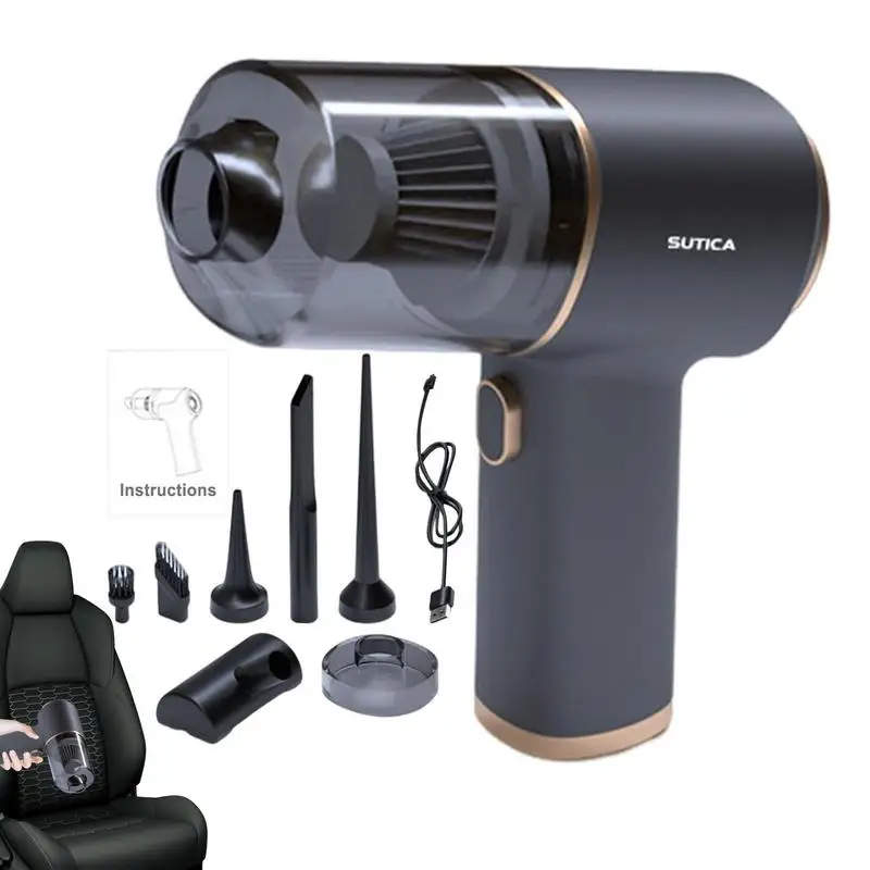 

Mini Vacuum Cleaner with Powerful Suction Rechargeable Cordless Handheld Vacuum Keyboard Cleaner Air Duster for Car Keyboard