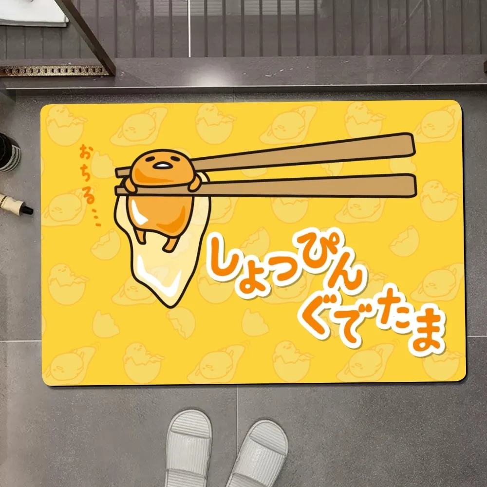 Милый коврик Gudetama противоскользящий для кухни спальни тафтинговый ковер ручной