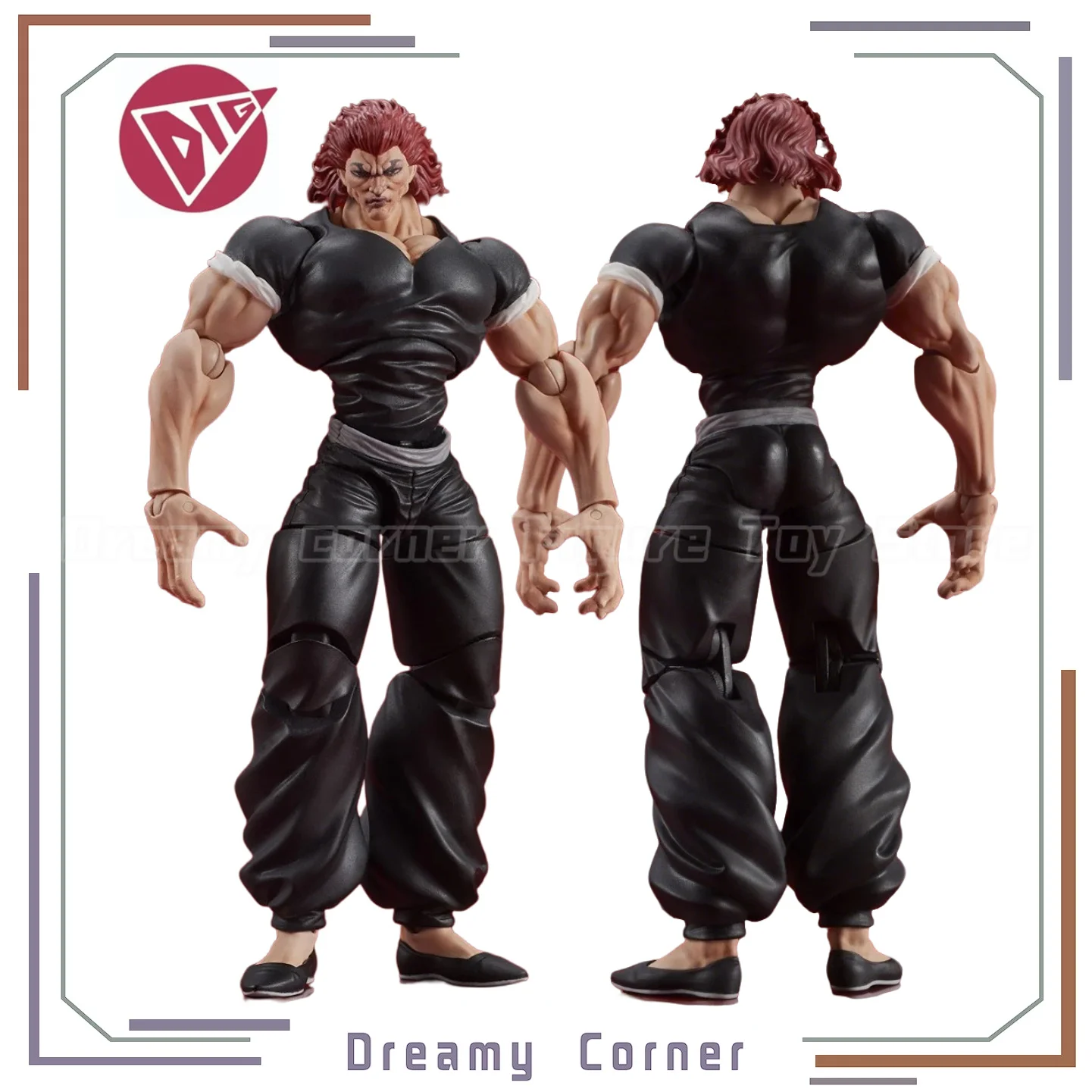 Фото В наличии: Фигурка DIG DIGACTION BAKI Hanma Yujiro 1/24 №1