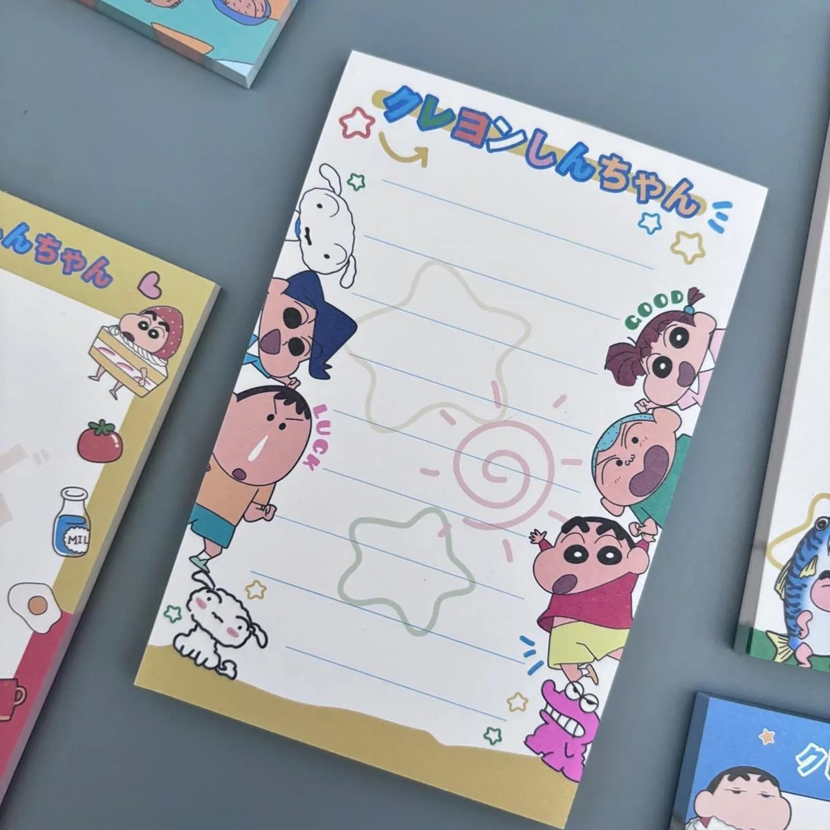 Карандаш Shin Chan A7 блокнот в стиле аниме маленький Kawaii отрывной неклейкий с героями