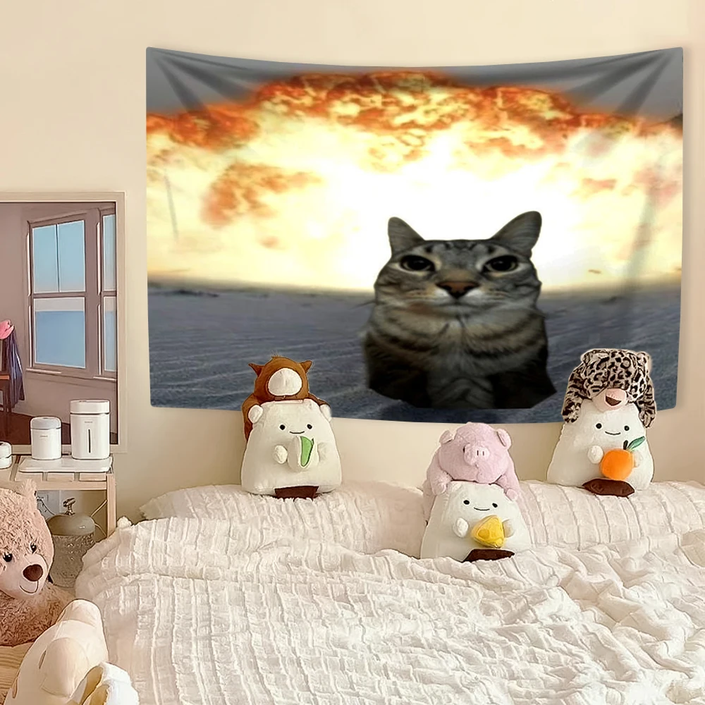 

Гобелен Funny Cat Meme 100% Полиэстер