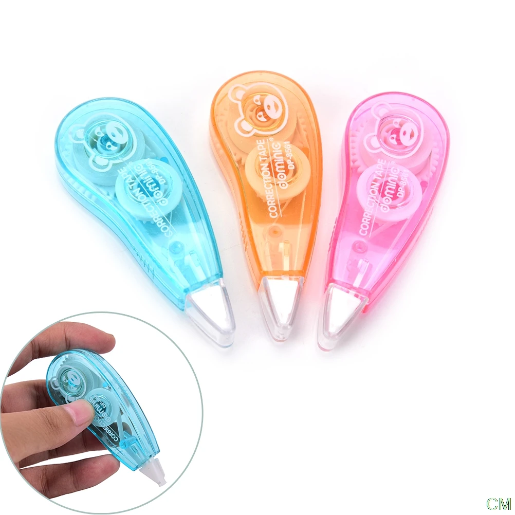 

Correction Tape Useful Mini Double Sided Adhesive Roller, Tape Glue Dot Liner Petit Disposable Size:5mm*6m