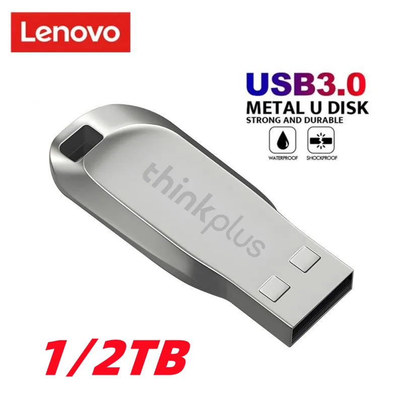 

Lenovo Usb 3.0 Flash Drives Portable High Speed Pendrive 2TB 1TB 512GB 128GB Metal Usb Drive Waterproof Memoria Usb Flash Disk