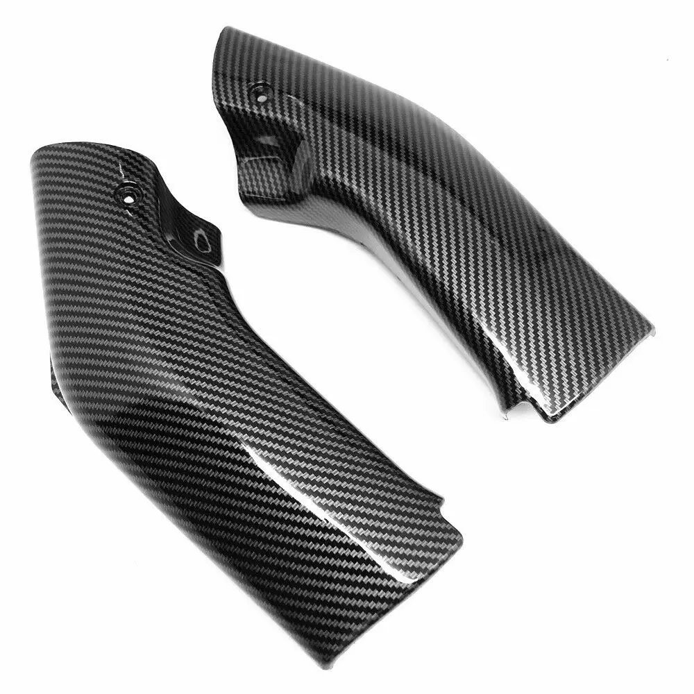 

Motorcycle Accessories Hydro Dipped Carbon Fiber Finish Front Side Dash RAM Air Duct Cover Fairing For NINJA ZX6R 2000-2002