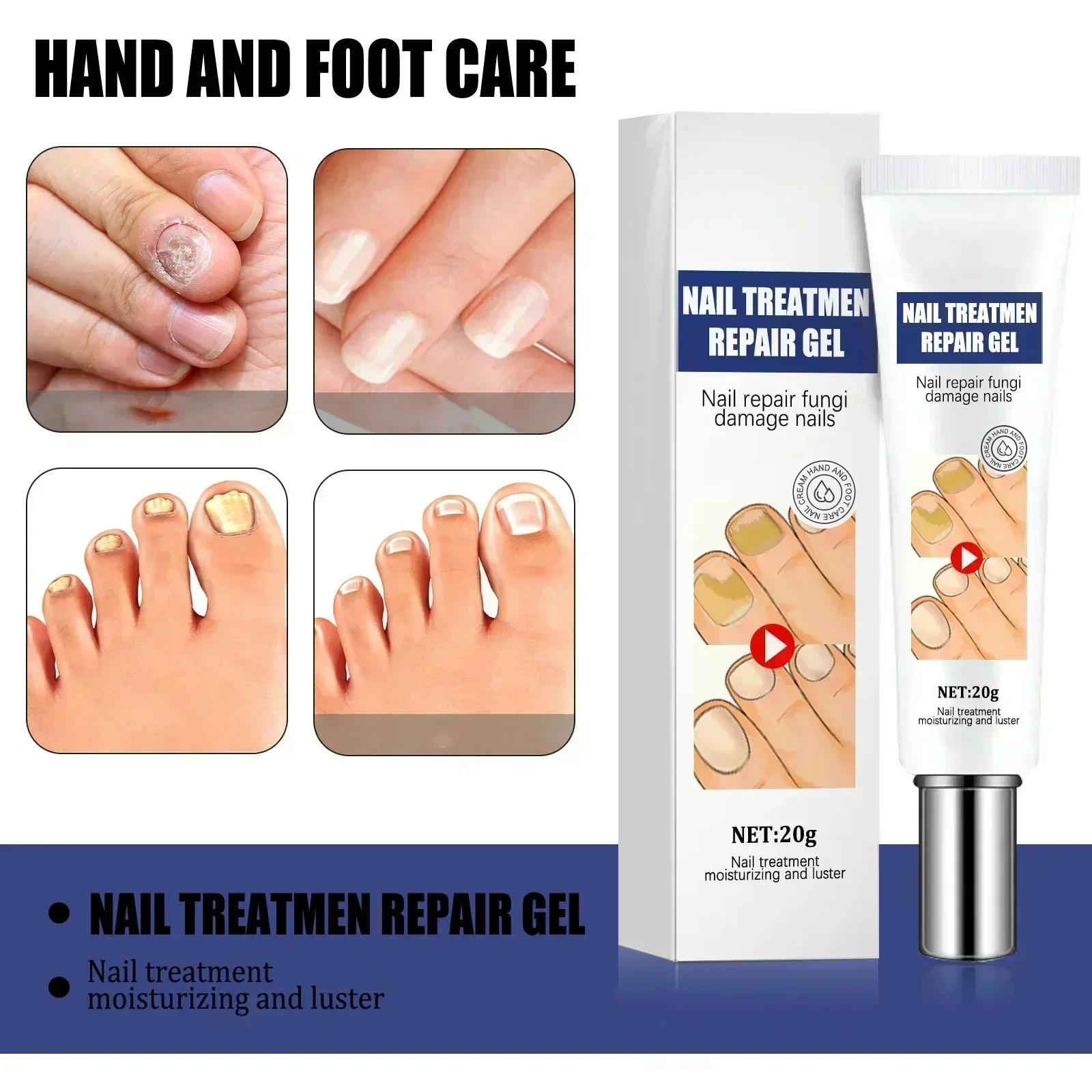 ГОРЯЧАЯ ПРОДАЖА восстановление грибка ногтей ремонт для обесцвеченных