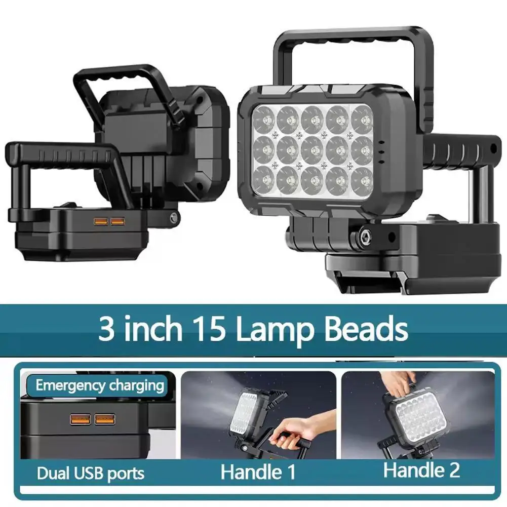 

Портативный фонарь Makita 3 дюйма