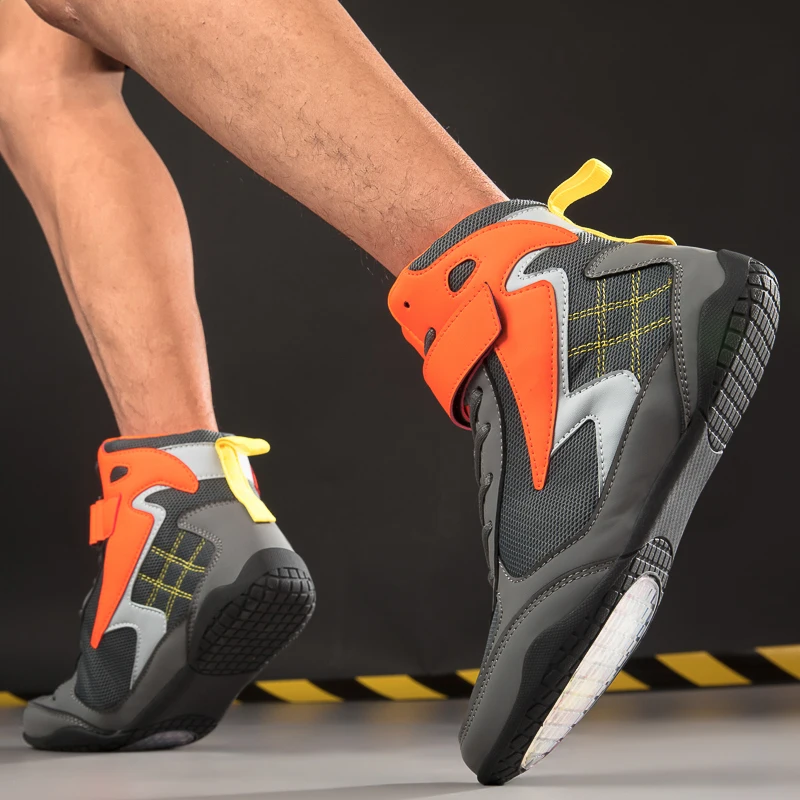 New Boxing and Wrestling Shoes for Men and Women High Top Training Shoes for Men Squat Gym Fitness Weightlifting Shoes