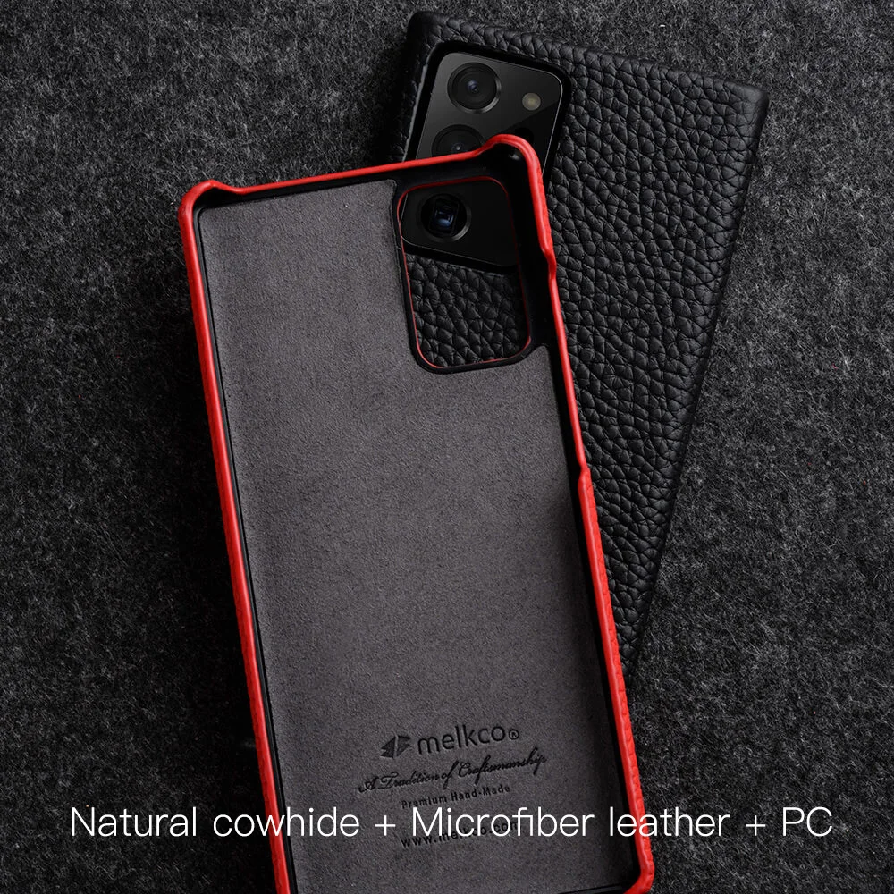 Melkco Genuine Leather Case For Samsung Galaxy S22 Ultra S21 Note20 Ultra Cases luxury Fashion Cowhide Business Phone Cover