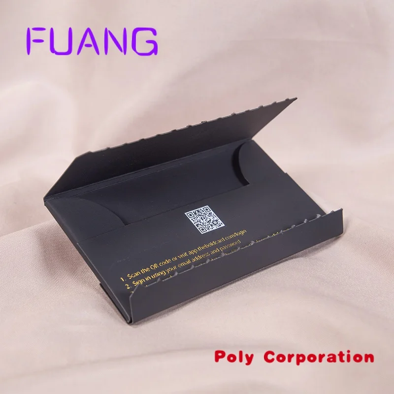 Custom Logo Recyclable Paper Envelope Credit Vip Gift Card Packaging Box Invitation Envelopes