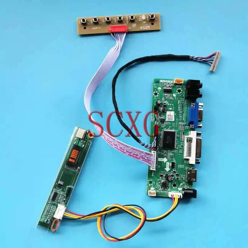 Плата контроллера матрицы ЖК-дисплея подходит для ITXG76 ITXG77 NL10276BC28 1-CCFL 14,1 "20-контактный LVDS VGA DVI HDMI-совместимый комплект 1024*768